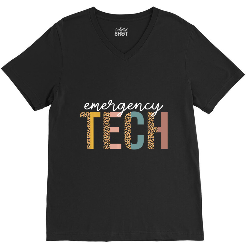 Limited Edition Emergency Room Technician Er Tech Nurse Technologist V-neck Tee | Artistshot