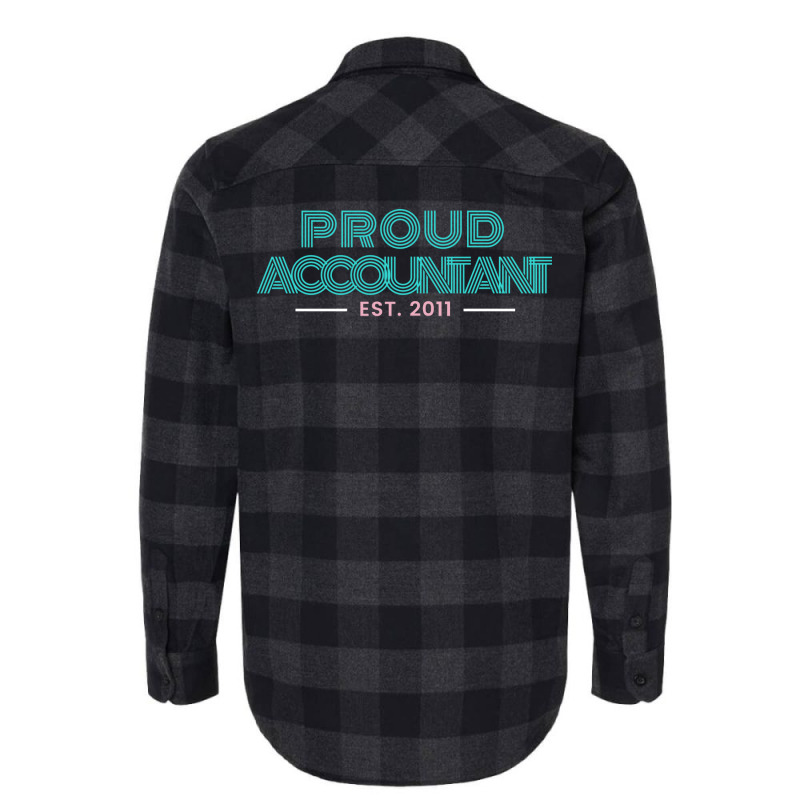 Proud Accountant Est 2011 Hippie Flannel Shirt | Artistshot