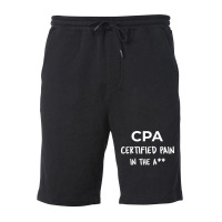 Funny Cpa Design Gift Fleece Short | Artistshot