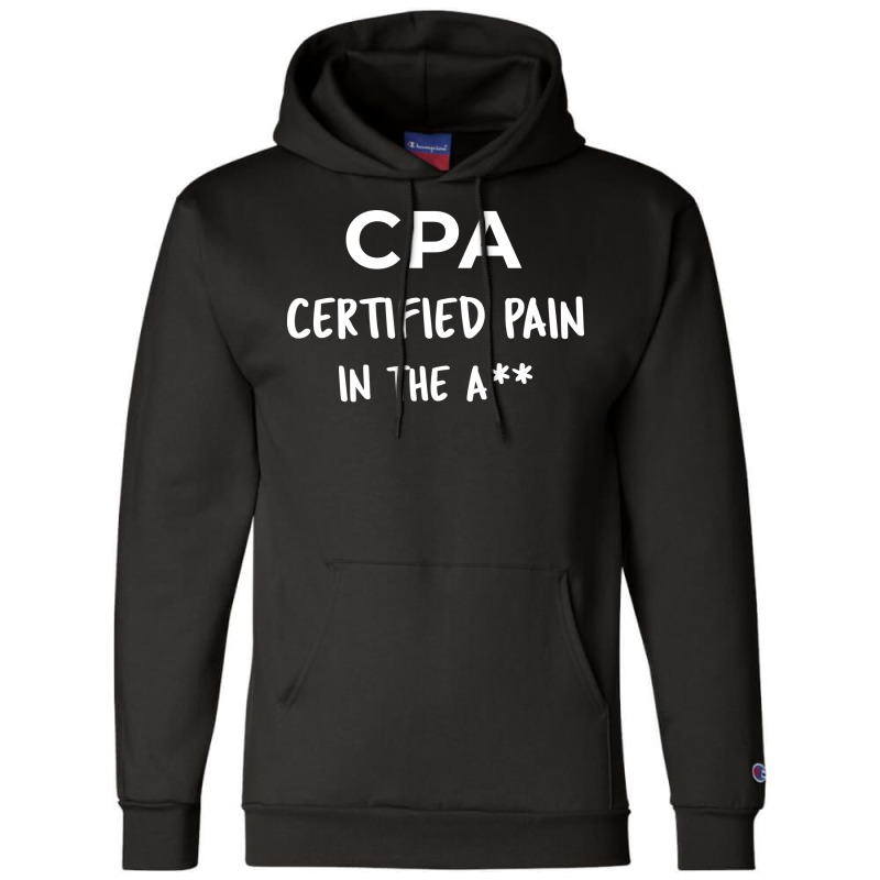 Funny Cpa Design Gift Champion Hoodie | Artistshot