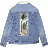 United States Dollar Bill Unisex Sherpa-lined Denim Jacket | Artistshot