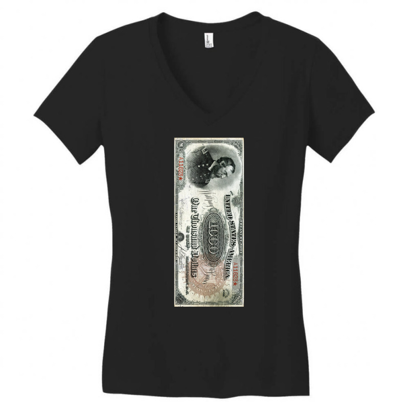 United States Dollar Bill Women's V-Neck T-Shirt by immeltsouniy | Artistshot