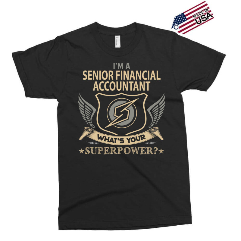 Senior Financial Accountant T  Superpower Gift Item Tee Exclusive T-shirt | Artistshot