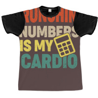 Crunching Numbers Is My Cardio Retro Funny Accounting Music Graphic T-shirt | Artistshot