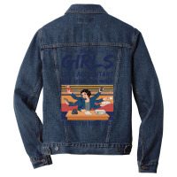 Some Girls Love Accountant And Drink Too Much Vintage Quote Men Denim Jacket | Artistshot