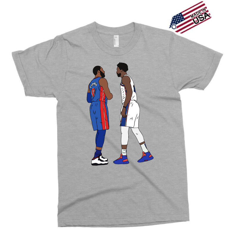 Joel Embiid Stares Down Andre Drummond Exclusive T-shirt | Artistshot