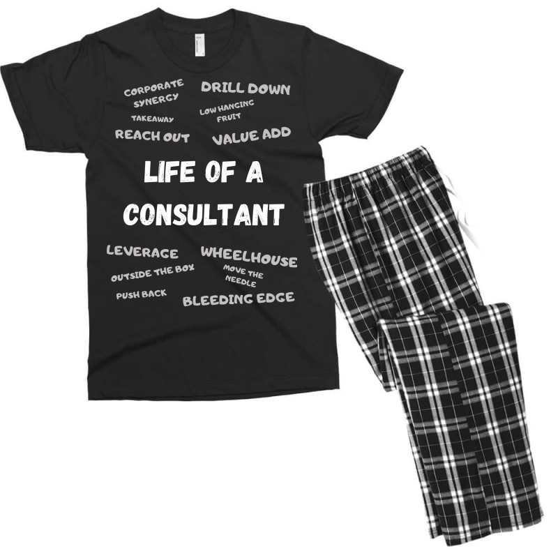 Funny Consultant Design Funny Consulting Girl Men's T-shirt Pajama Set by hutormbuyie6 | Artistshot