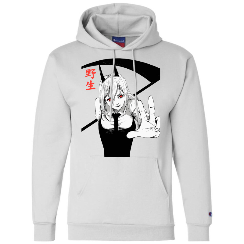 Japanese Anime Evil Girl Vaporwave Urban Cool Style Champion Hoodie | Artistshot