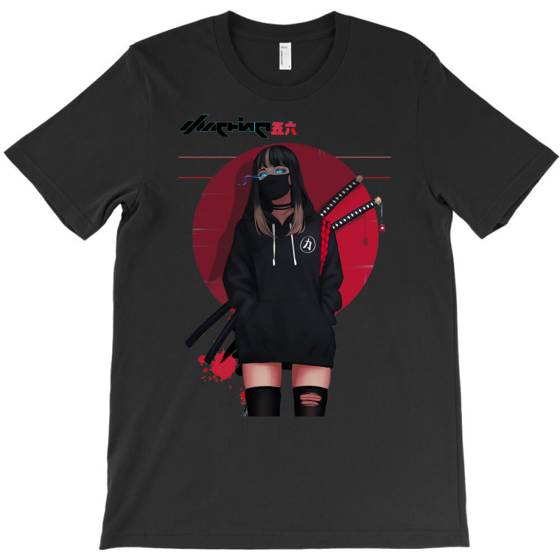 Urban Japanese Cyberpunk Girl Vaporwave Style T-shirt | Artistshot