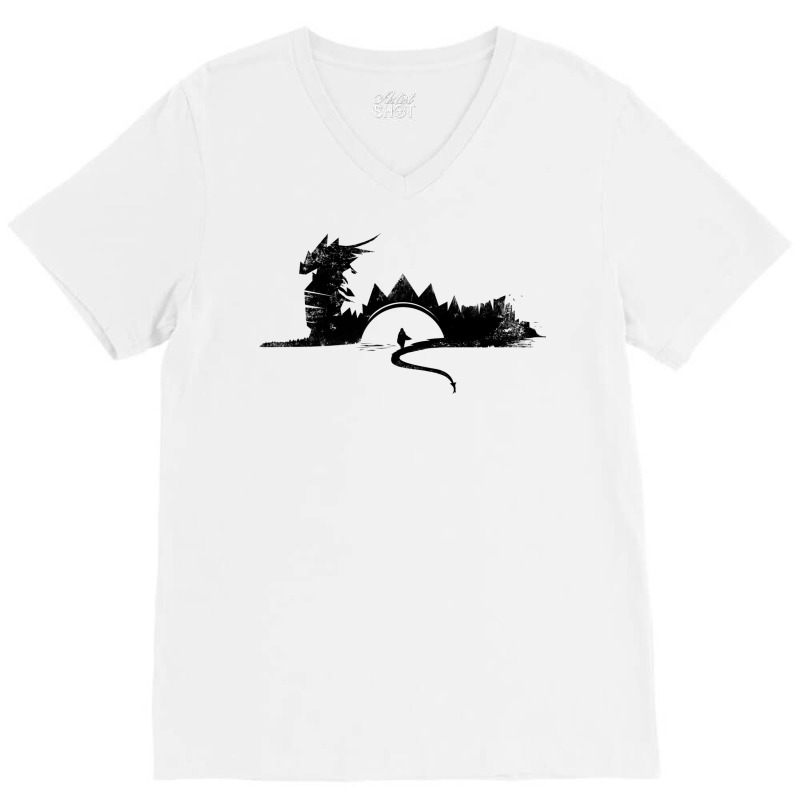 Jon Sand   The Valyrian V-neck Tee | Artistshot