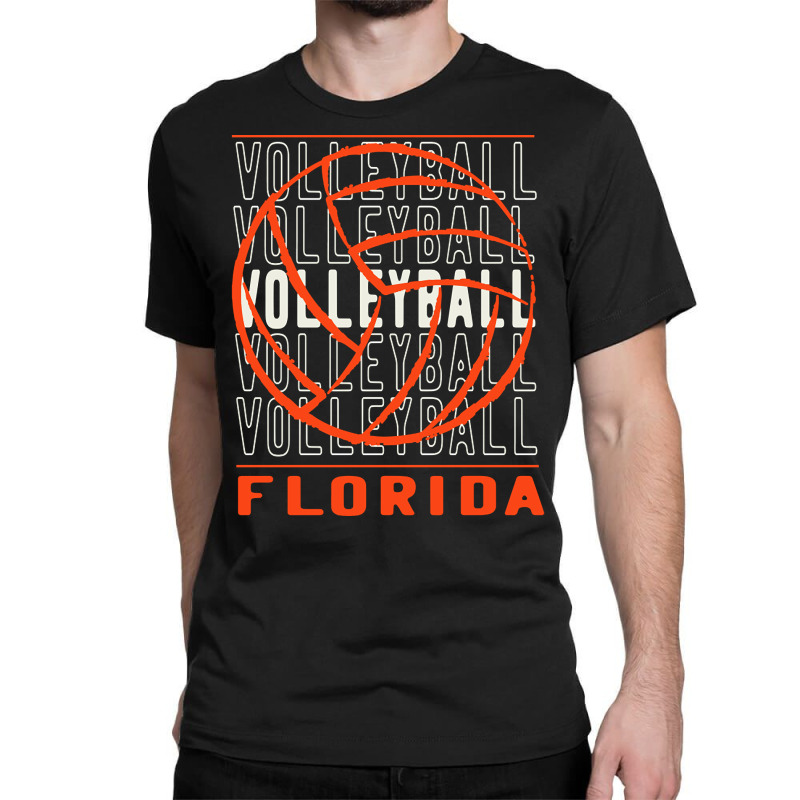 Artistshort Trending Volleyball Florida Classic T-shirt by poppyallen | Artistshot