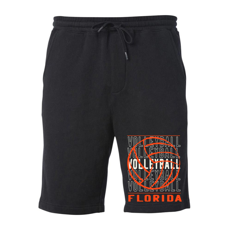 Artistshort Trending Volleyball Florida Fleece Short by poppyallen | Artistshot