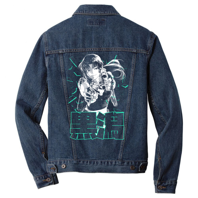 Shattered Revy (white) Men Denim Jacket by chouaasmeehv | Artistshot