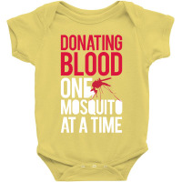 Donating Blood One Mosquito Funny Baby Bodysuit | Artistshot