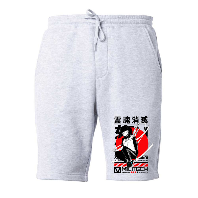 Japanese Cool Girl Red Sun Urban Style Fleece Short | Artistshot