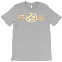 Us Air Force Usaf Roundel Brush T-shirt | Artistshot