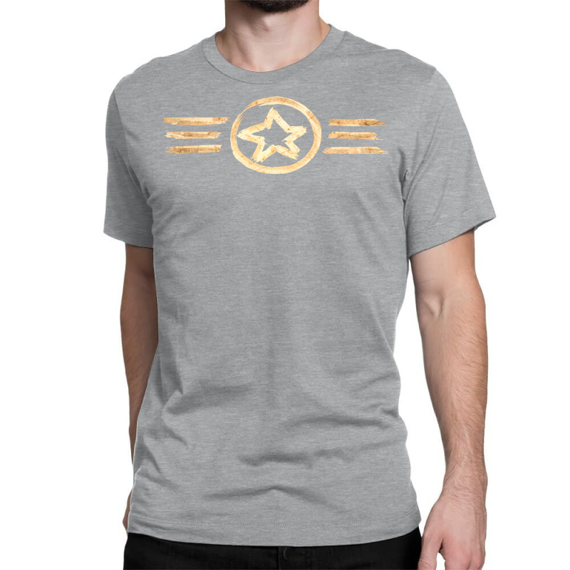 Us Air Force Usaf Roundel Brush Classic T-shirt | Artistshot