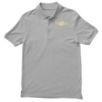 Us Air Force Usaf Roundel Brush Men's Polo Shirt | Artistshot