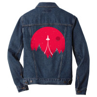 Journey To The Stars   Geometric Men Denim Jacket | Artistshot