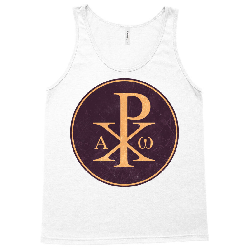 Christogram Byzantine Empire Chi Rho Tank Top By Qraakninp - Artistshot