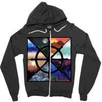 Artistshort Trending Wheel Of Travel Zipper Hoodie | Artistshot