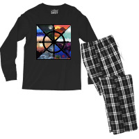 Artistshort Trending Wheel Of Travel Men's Long Sleeve Pajama Set | Artistshot