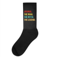 Hot Trend Mens Joshua The Man The Myth The Legend Socks | Artistshot