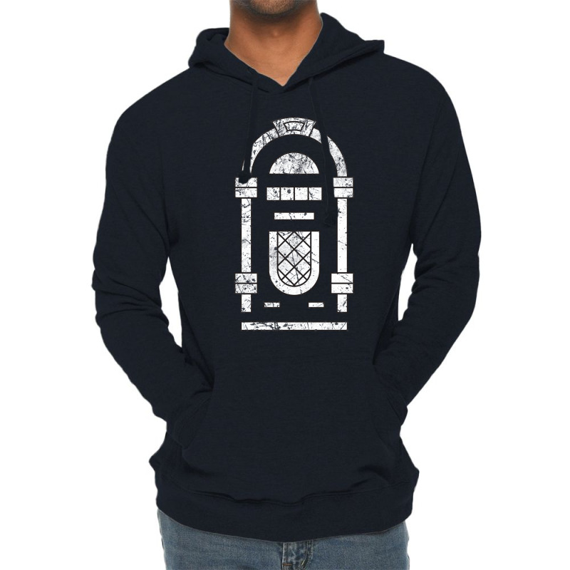 Jukebox Vintage Music Hifi Lightweight Hoodie | Artistshot