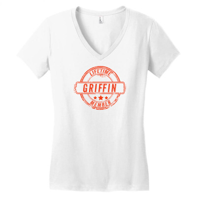 Griffin Women's V-neck T-shirt Designed By Toannguyentk10