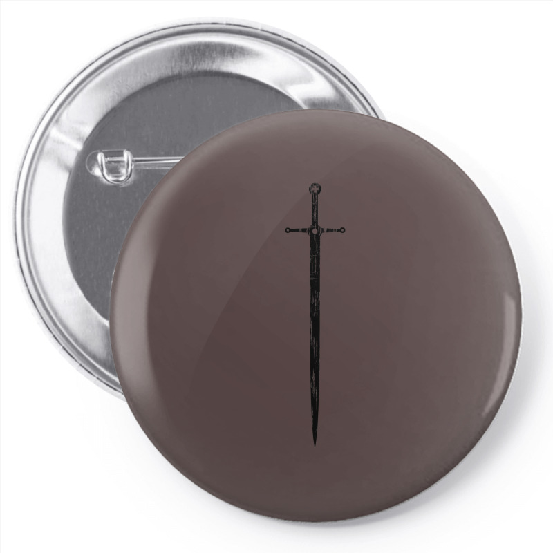 Medieval Crusader Sword Pin-back Button | Artistshot