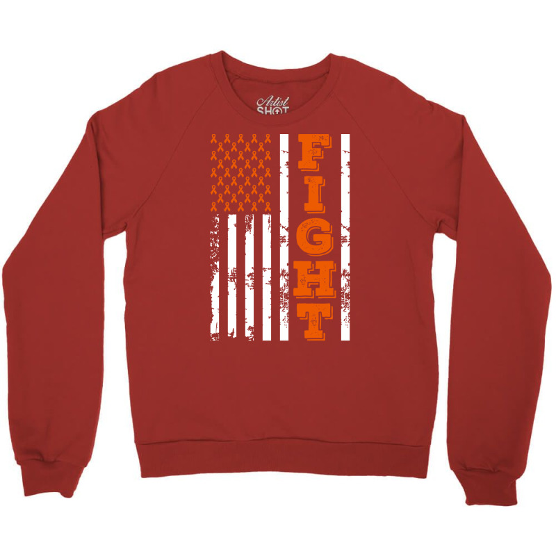 Adhd Awareness Fight American Flag 4th Of July Happy Independence Day Crewneck Sweatshirt by valkdiartel | Artistshot