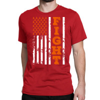 Adhd Awareness Fight American Flag 4th Of July Happy Independence Day Classic T-shirt | Artistshot