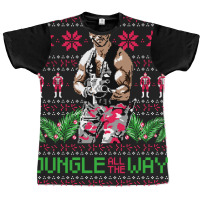 Jungle All The Way   Ugly Christmas Sweater Graphic T-shirt | Artistshot