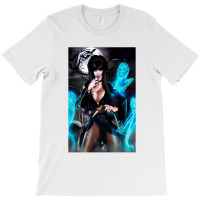 Elvira Being Burned At The Stake Cartoon (2) T-shirt | Artistshot