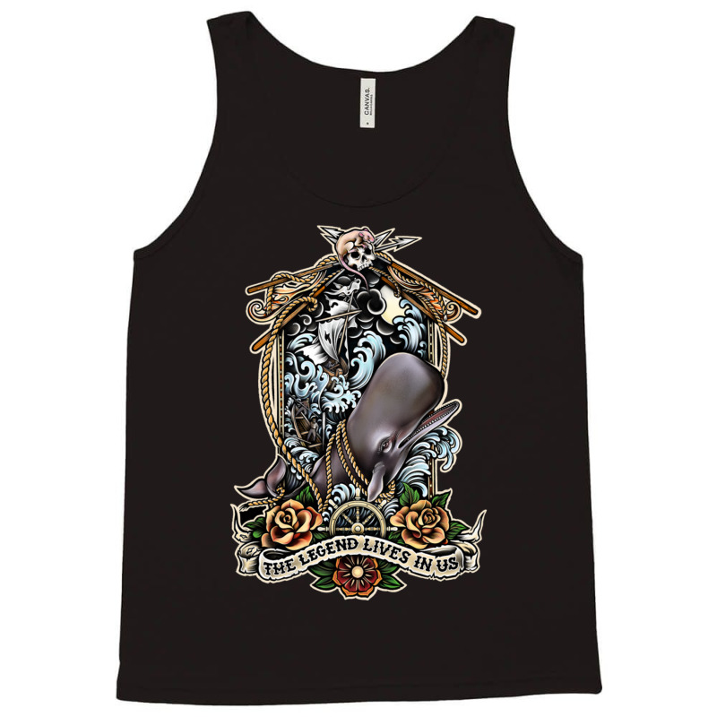 The Legend Lives In Us Japanese Art Tank Top by JohnLoechler | Artistshot