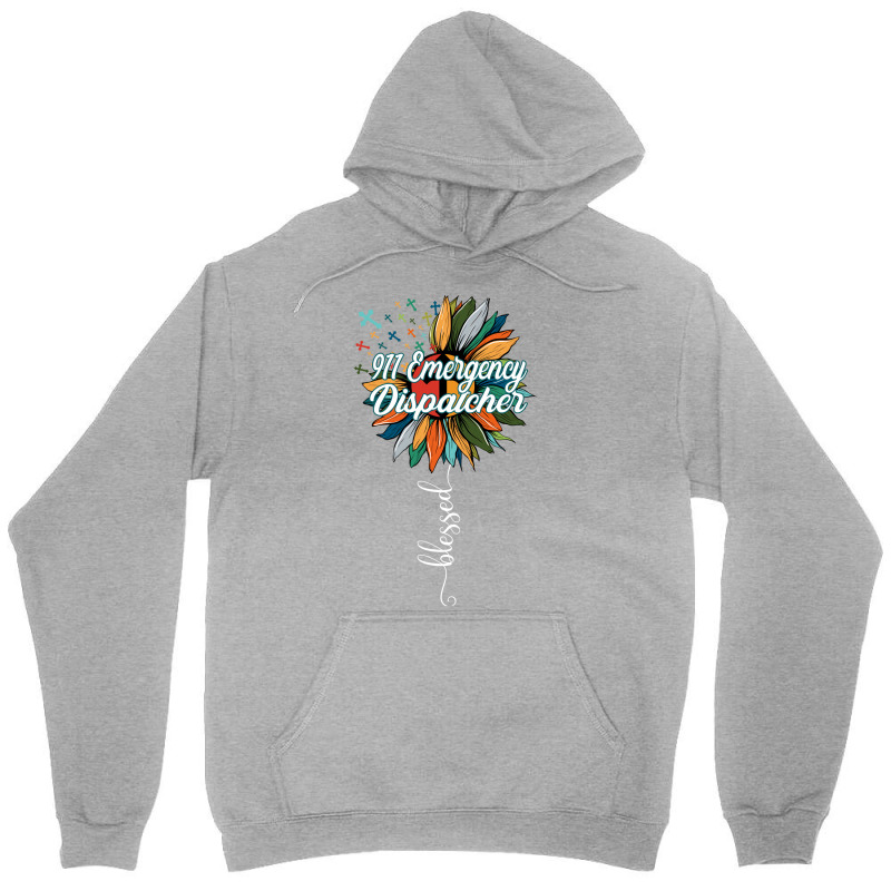 Blessed 911 Emergency Dispatcher Aesthetic Unisex Hoodie | Artistshot