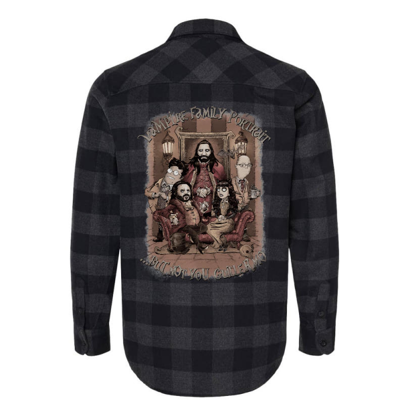 Vampire Family Portrait Flannel Shirt | Artistshot