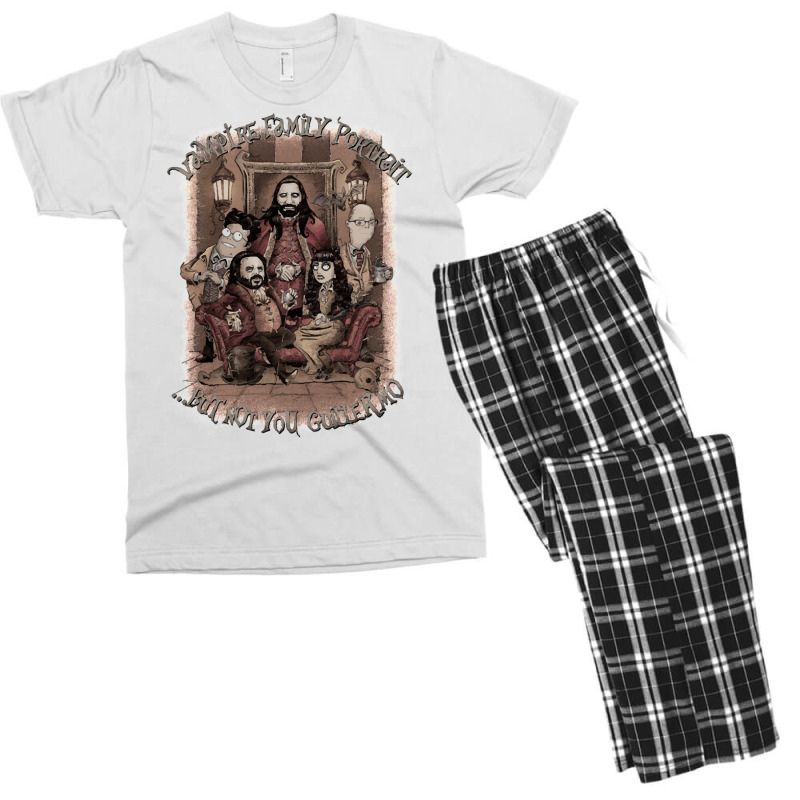 Vampire Family Portrait Men's T-shirt Pajama Set | Artistshot