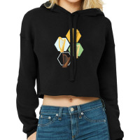 Harp Music Music Instrument Cropped Hoodie | Artistshot