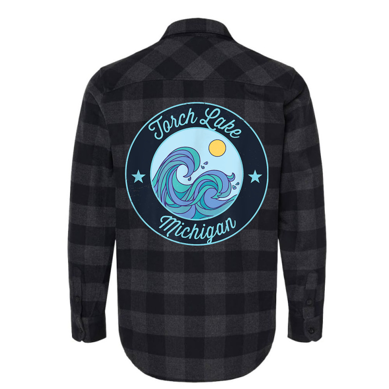 Torch Lake Michigan Vacation Souvenir T Shirt Flannel Shirt | Artistshot