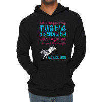 Dont Confuse My Invisible Disability With Laziness 80s Lightweight Hoodie | Artistshot