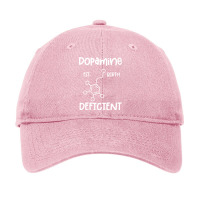 Dopamine Deficient Adhd Quote Red Adjustable Cap | Artistshot