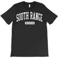 South Range Michigan Mi Vintage Athletic Sports Design T Shirt T-shirt | Artistshot