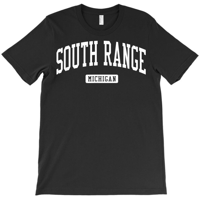 South Range Michigan Mi Vintage Athletic Sports Design T Shirt T-shirt | Artistshot