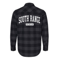 South Range Michigan Mi Vintage Athletic Sports Design T Shirt Flannel Shirt | Artistshot