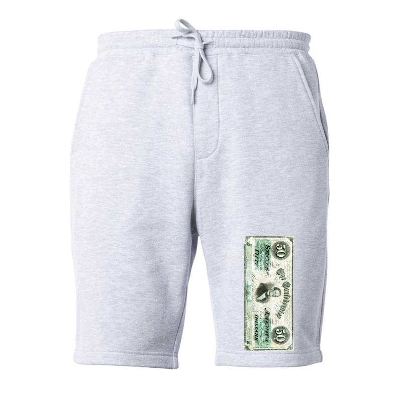 American Confederate Dollar Fleece Short | Artistshot