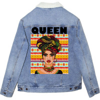 Queen Aesthetic Unisex Sherpa-lined Denim Jacket | Artistshot