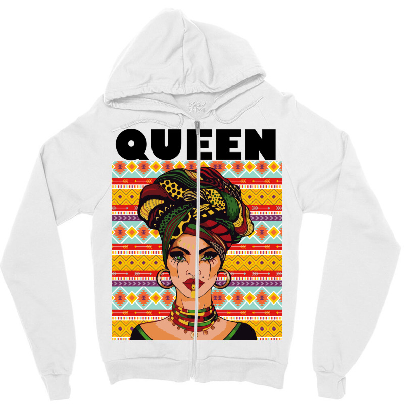 Queen Aesthetic Zipper Hoodie | Artistshot