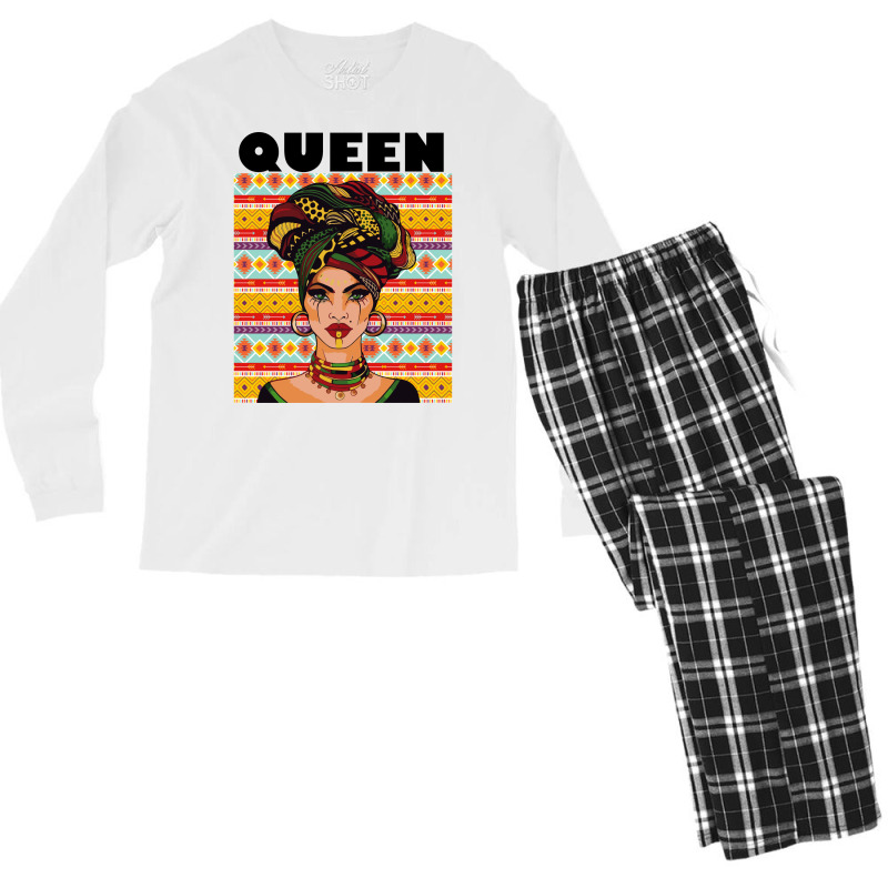 Queen Aesthetic Men's Long Sleeve Pajama Set | Artistshot