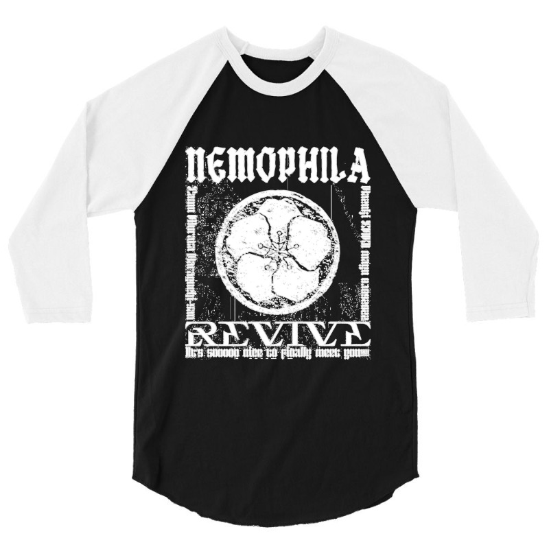 Revive Nemophila Classic 3/4 Sleeve Shirt by DWAYNEALANSHOREY | Artistshot